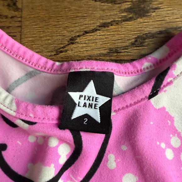 PixieLane Simply Soft Long Sleeve Be Happy Tulle Dress - Picture 2 of 3